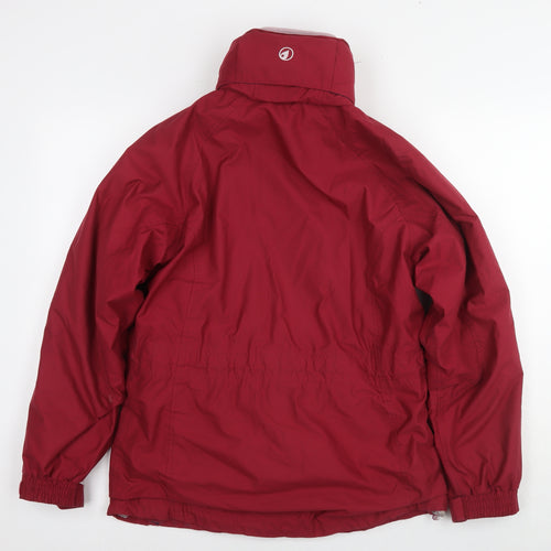 Peter Storm Womens Red Jacket Size 12 Zip - Detachable Fleece