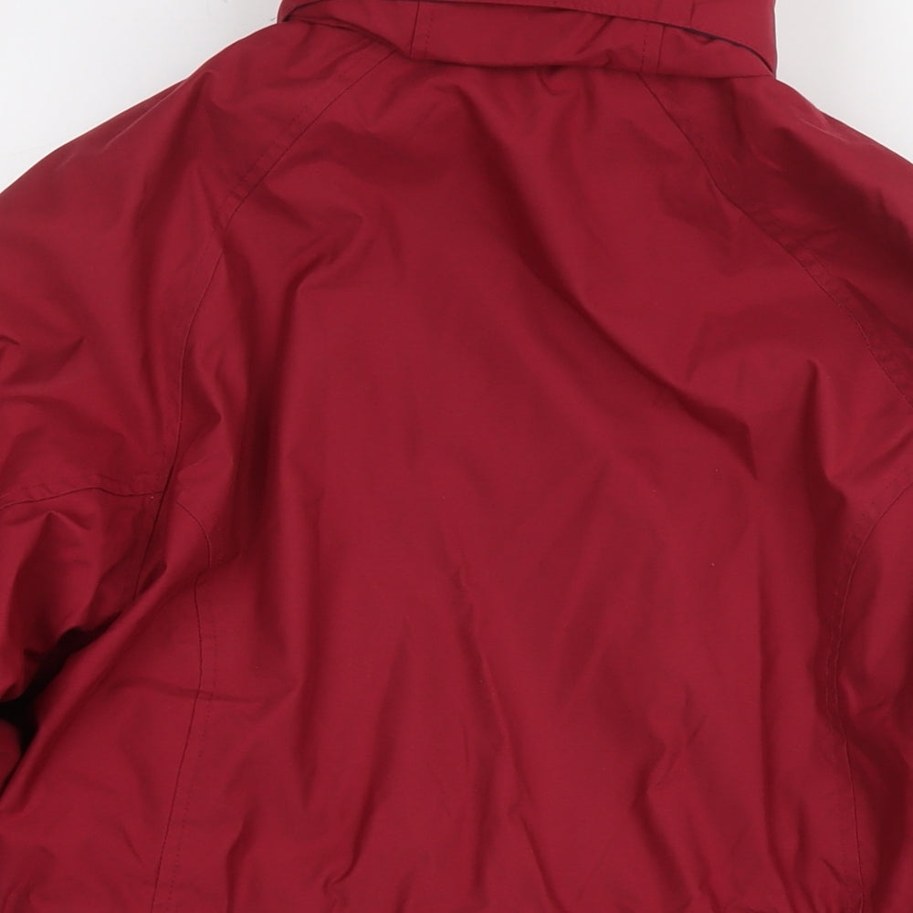 Peter Storm Womens Red Jacket Size 12 Zip - Detachable Fleece
