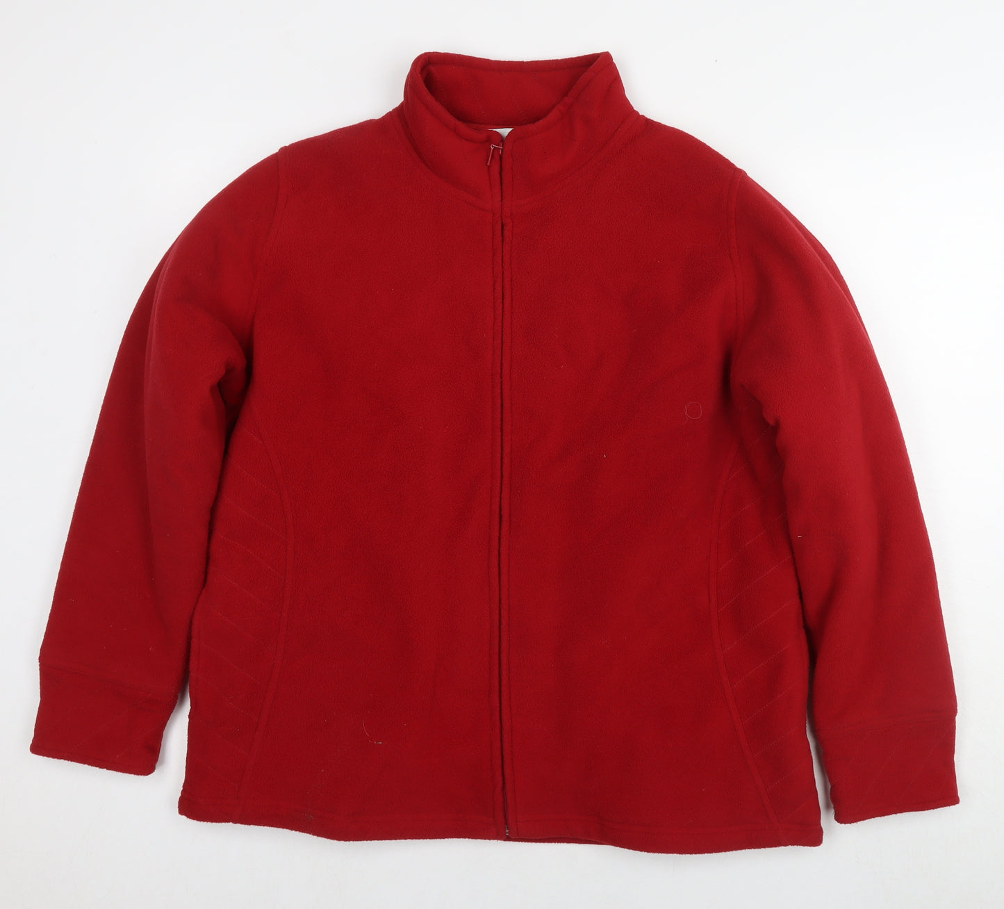 EWM Womens Red Jacket Size 18 Zip - Size 18-20