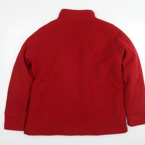 EWM Womens Red Jacket Size 18 Zip - Size 18-20