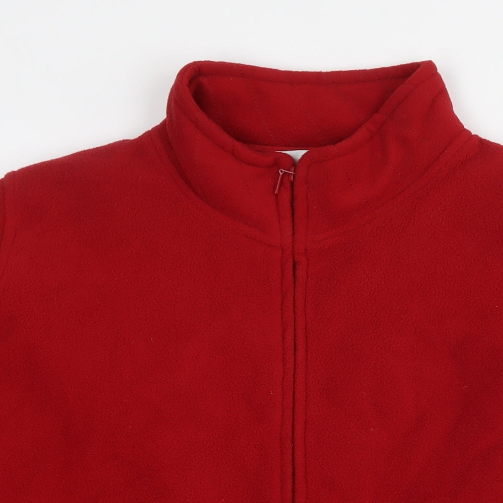 EWM Womens Red Jacket Size 18 Zip - Size 18-20