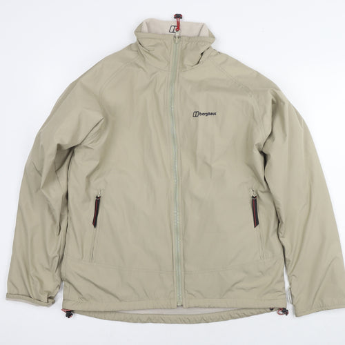 Berghaus Womens Beige Jacket Size 12 Zip - Reversible