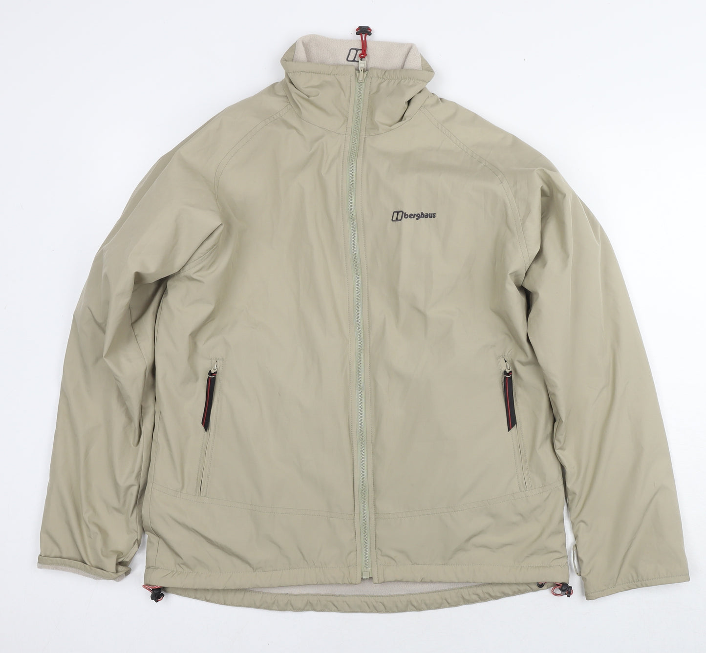 Berghaus Womens Beige Jacket Size 12 Zip - Reversible