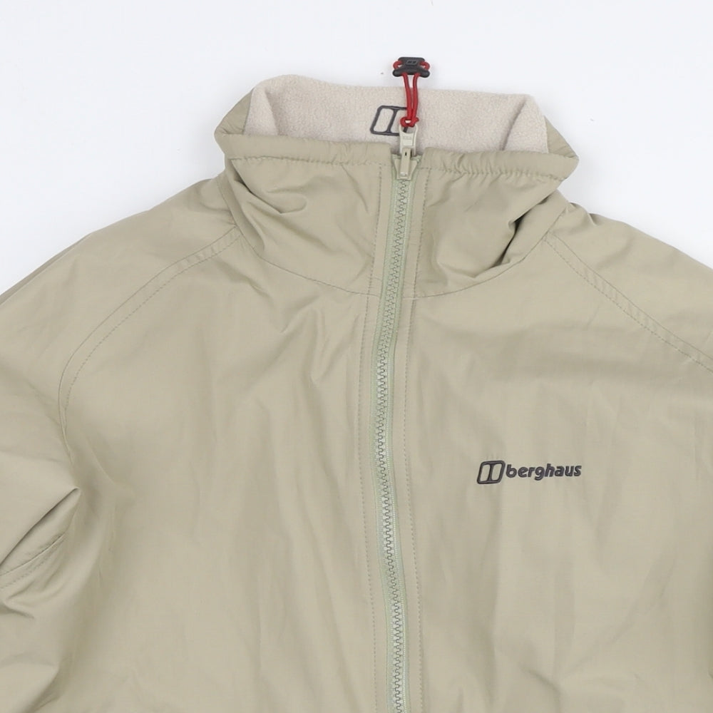 Berghaus Womens Beige Jacket Size 12 Zip - Reversible