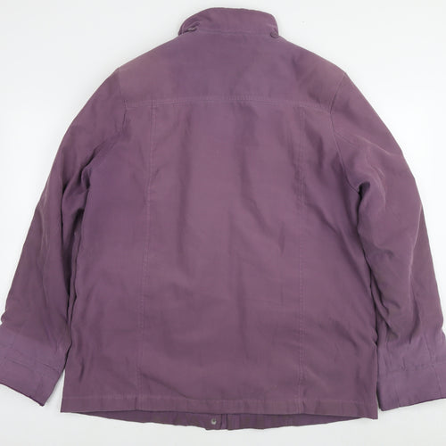 EWM Womens Purple Jacket Size 18 Zip