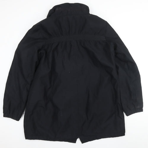 Bench Mens Black Parka Jacket Size XL Zip