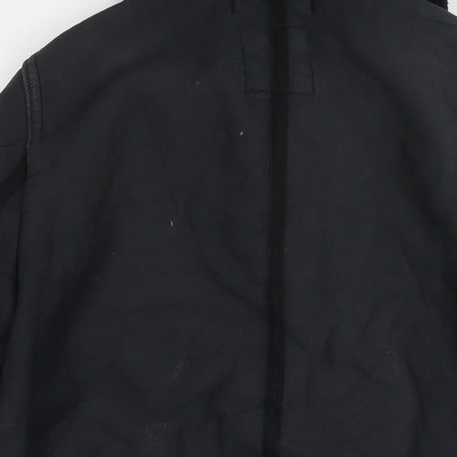 Gap Womens Black Overcoat Coat Size S Zip