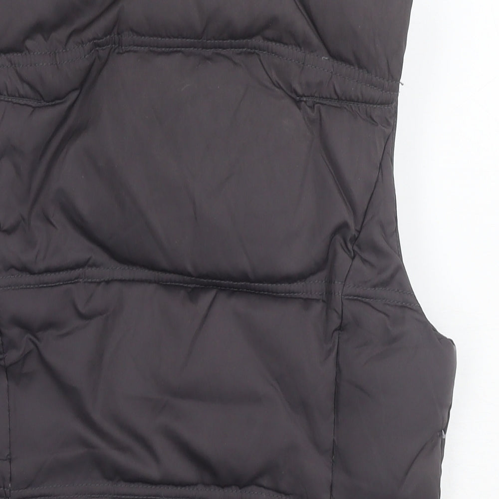White Stuff Womens Brown Gilet Waistcoat Size 10 Zip