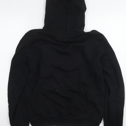 McQ Mens Black Cotton Pullover Hoodie Size M - Logo
