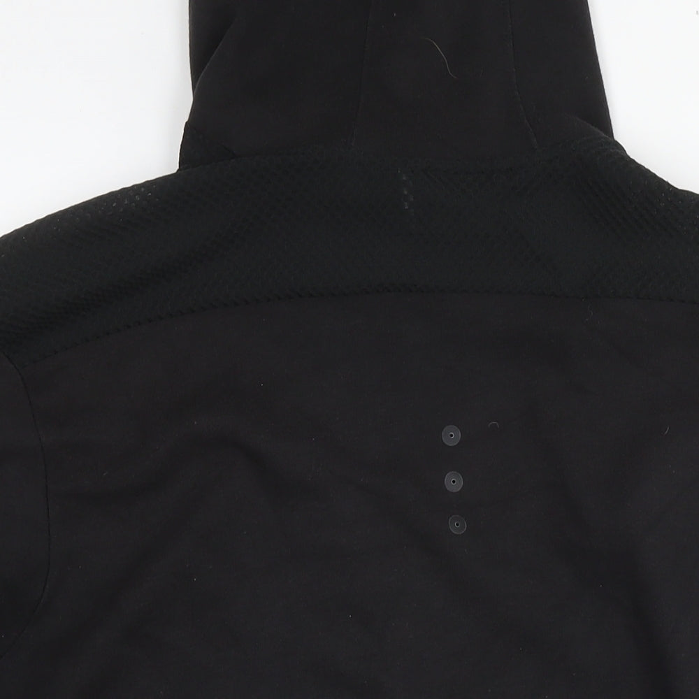adidas Mens Black Cotton Full Zip Hoodie Size 2XL