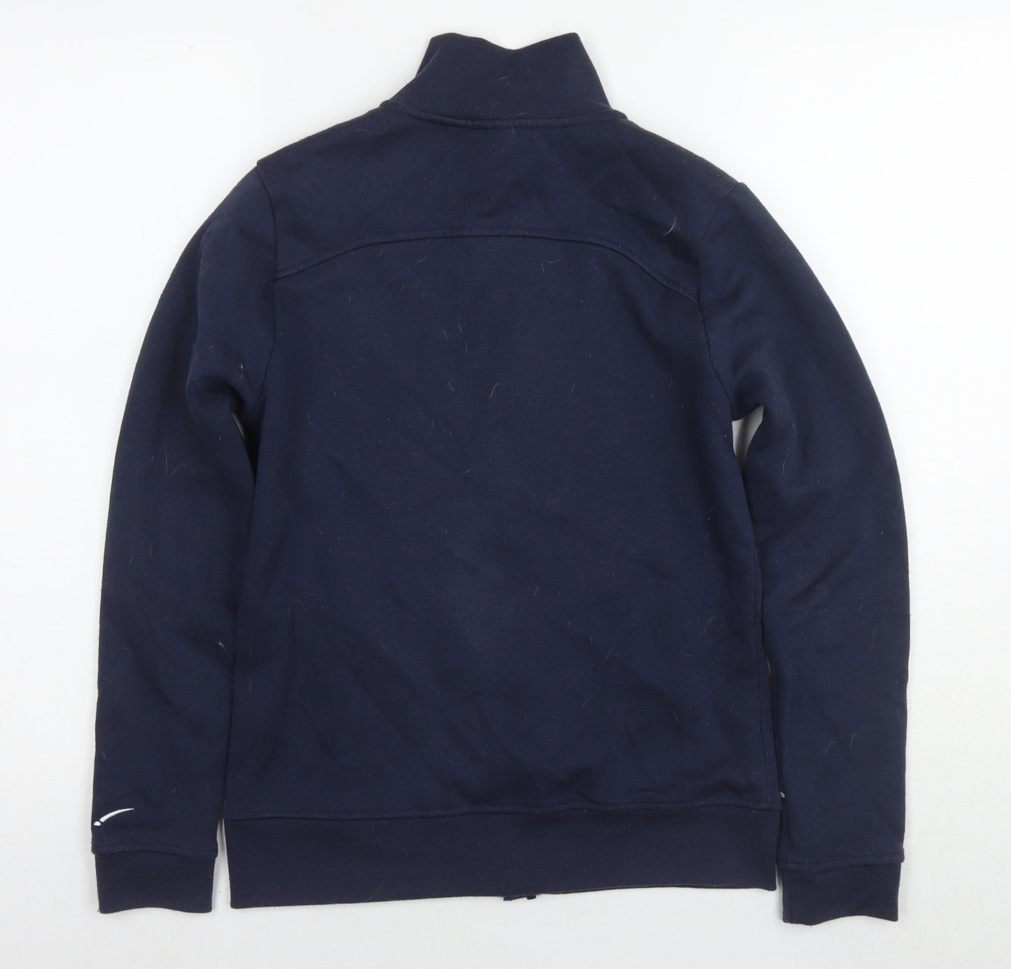 LA Gear Womens Blue Cotton Full Zip Hoodie Size 6 Pullover