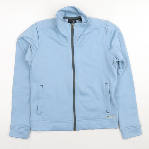 Cloudveil Womens Blue Polyester Full Zip Sweatshirt Size S Pullover
