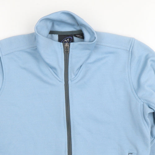 Cloudveil Womens Blue Polyester Full Zip Sweatshirt Size S Pullover