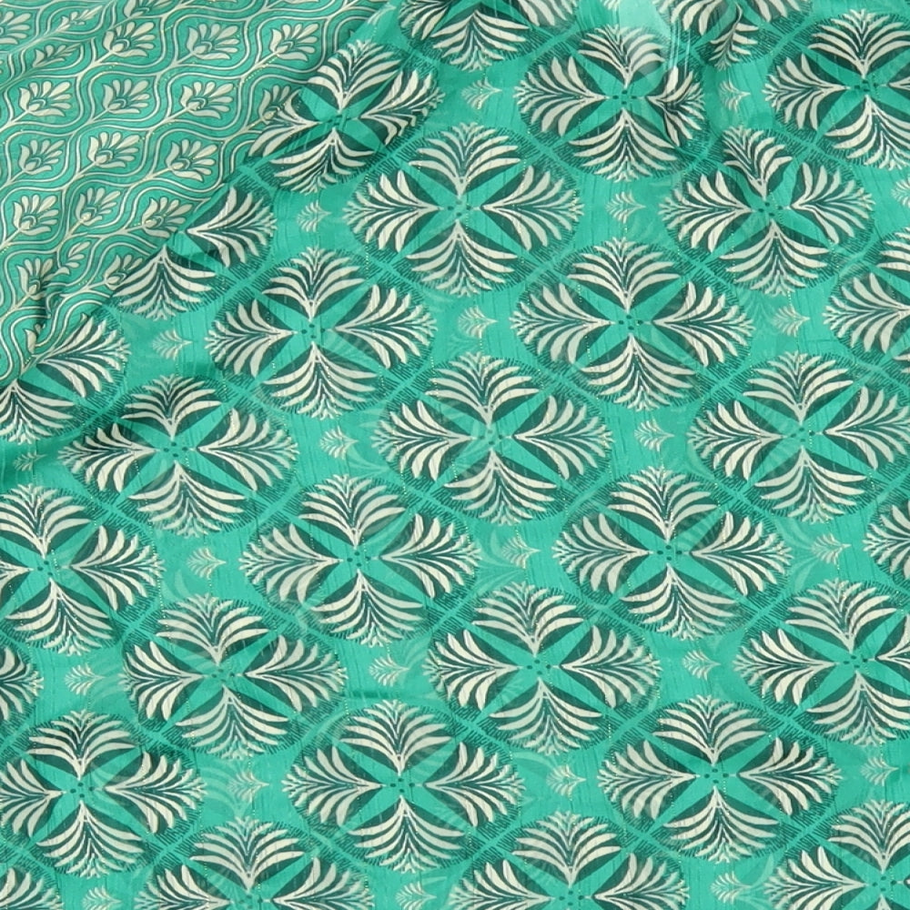 Mint Velvet Womens Green Geometric Polyester Basic Blouse Size M V-Neck