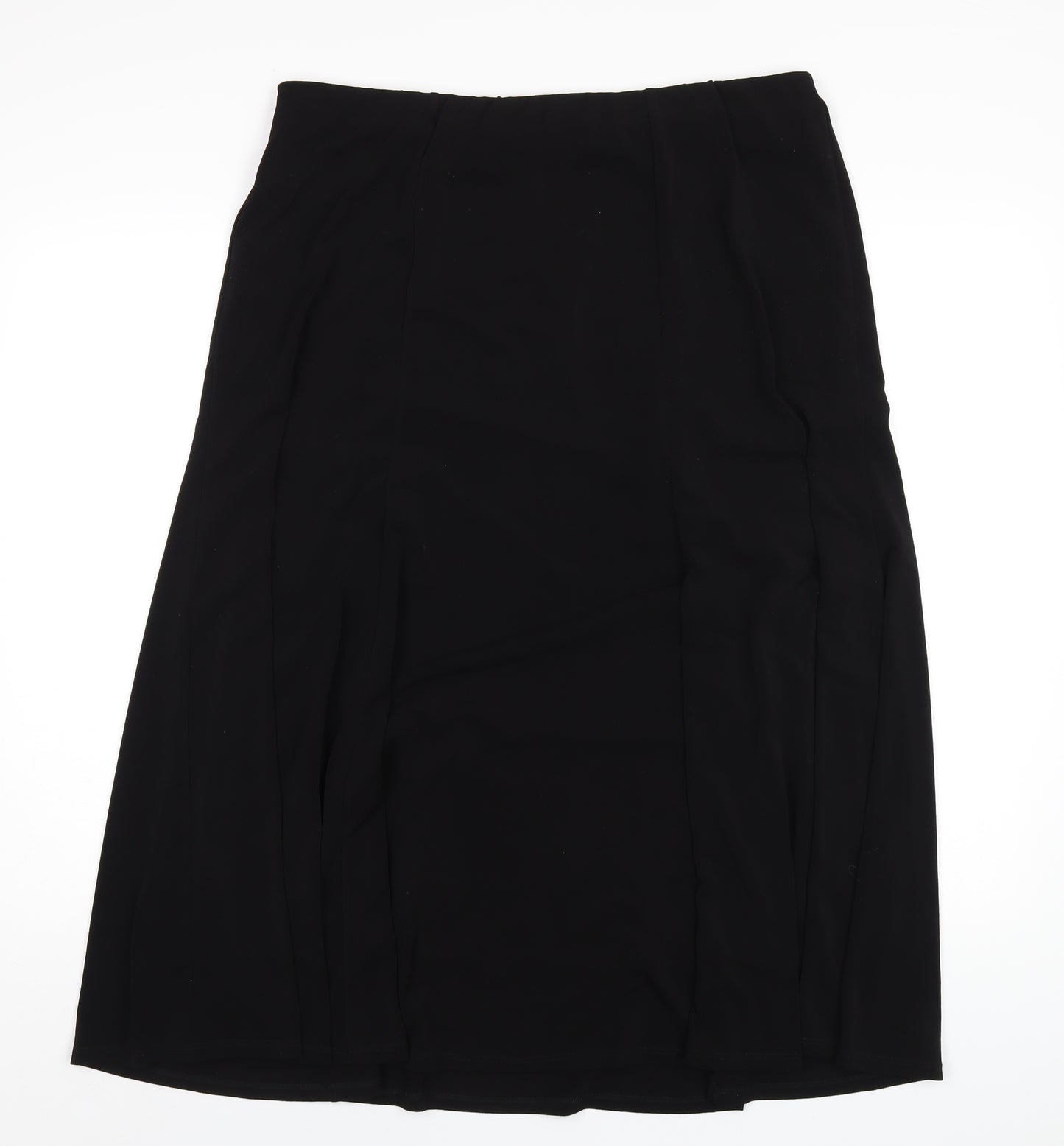 Windsmoor Womens Black Polyester A-Line Skirt Size M