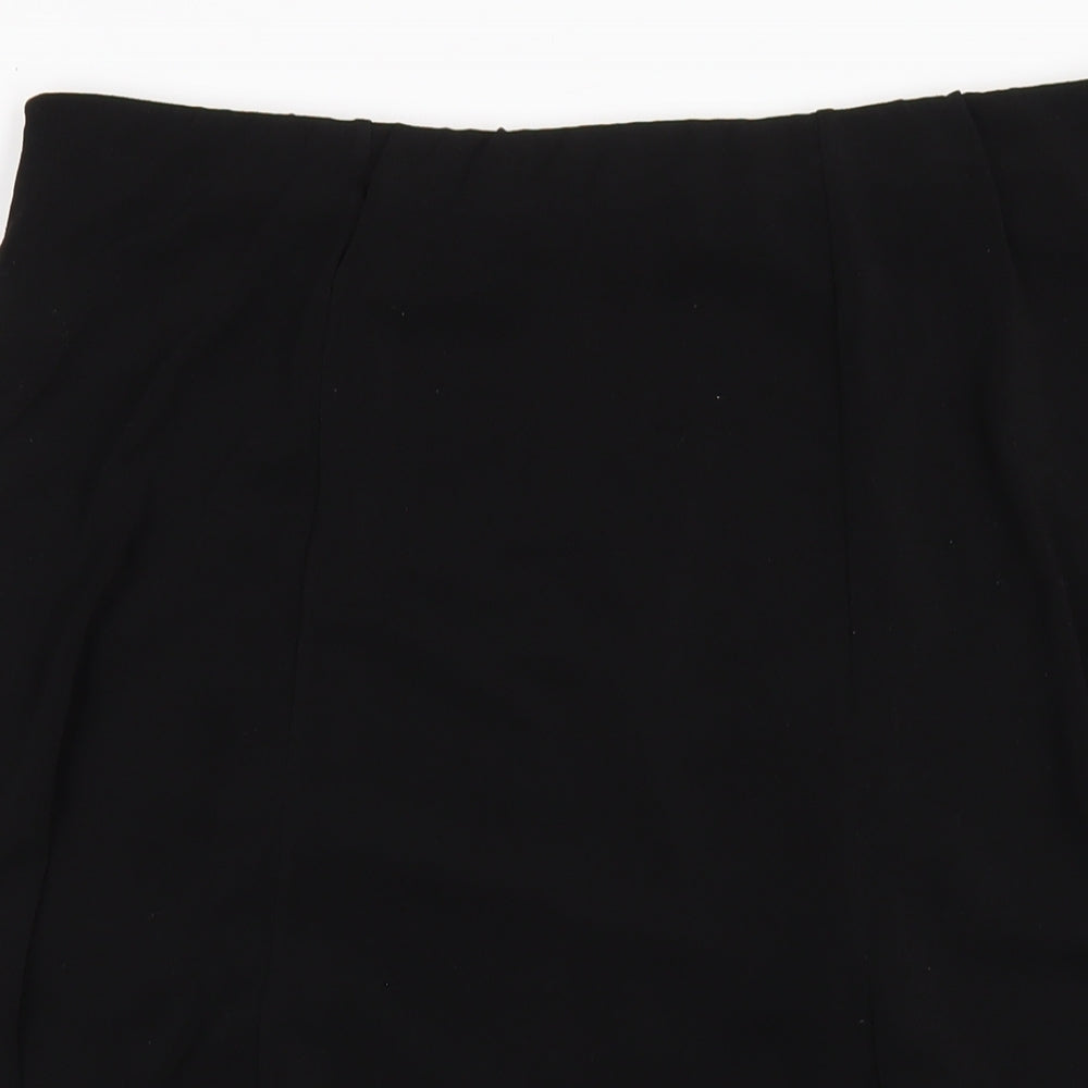 Windsmoor Womens Black Polyester A-Line Skirt Size M