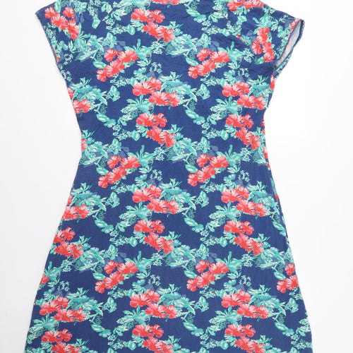 H&M Women's Multicoloured Floral Wrap Dress M