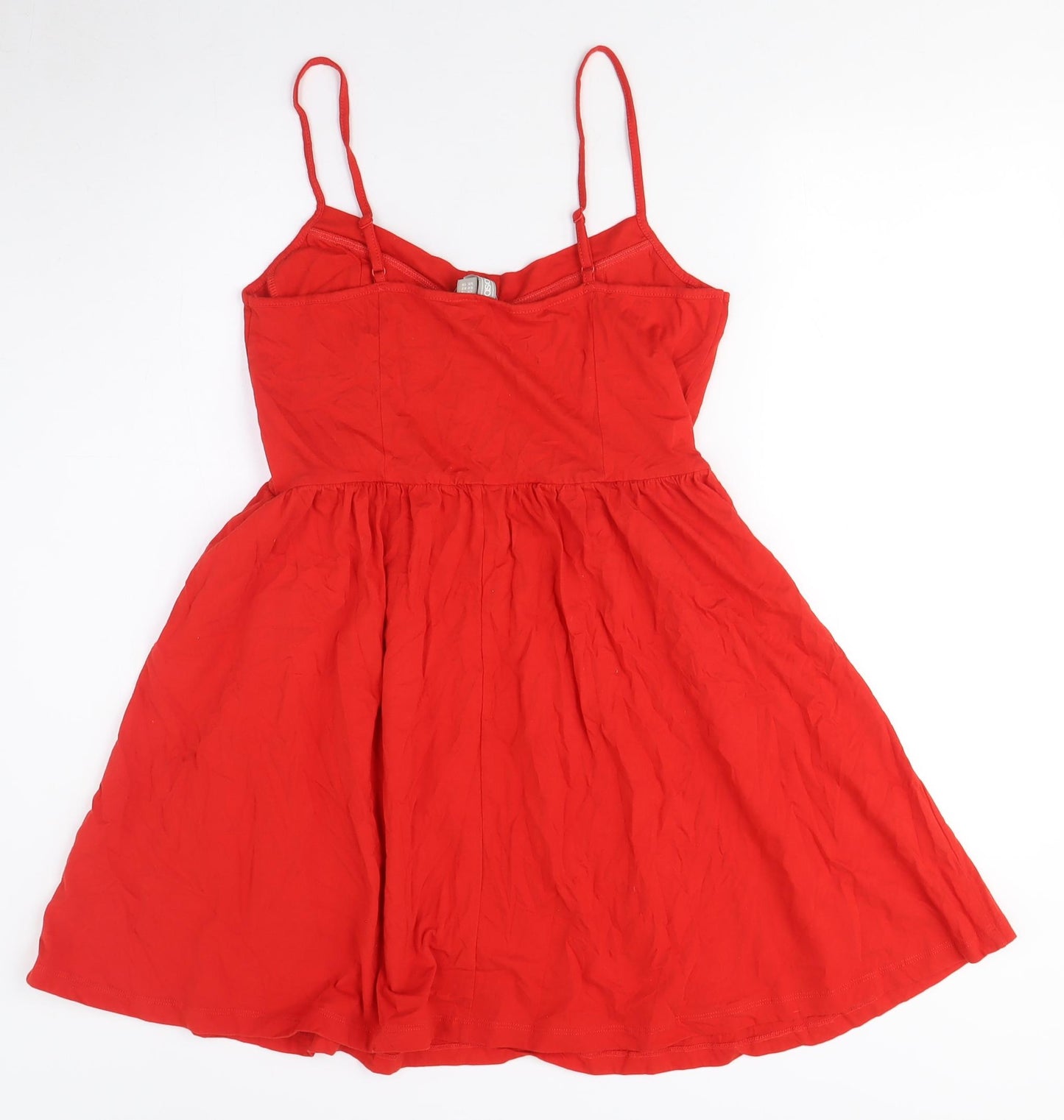 ASOS Women's Red Fit & Flare Dress Size 12