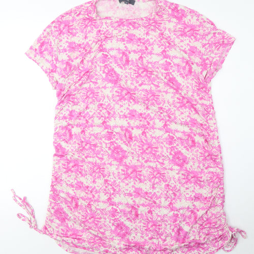 Phase Eight Women's Pink Tie Dye Shift Dress Size 10