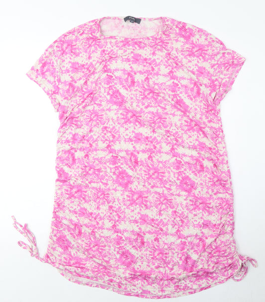 Phase Eight Women's Pink Tie Dye Shift Dress Size 10