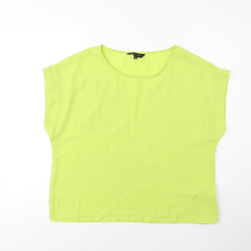 New Look Women's Green Basic Top, Size 14