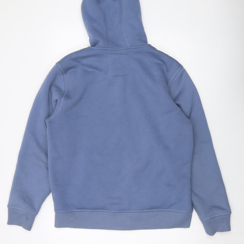 Gap Mens Blue Cotton Full Zip Hoodie Size L