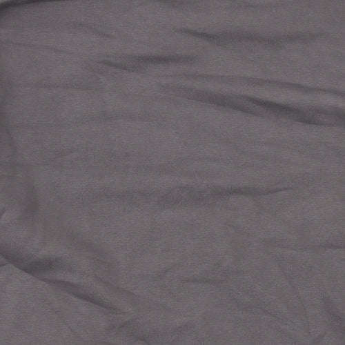 NA-KD Womens Grey Cotton Pullover Sweatshirt Size XS Pullover