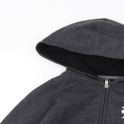 Hurley Womens Grey Cotton Full Zip Hoodie Size M Zip