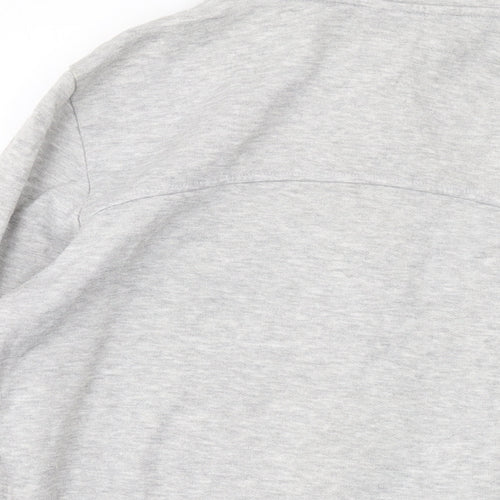 LA Gear Womens Grey Polyester Full Zip Sweatshirt Size 14 Zip