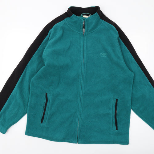 Cotton Traders Mens Green Jacket Size L Zip