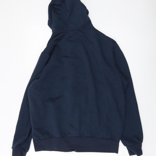 Slazenger Mens Blue Polyester Full Zip Hoodie Size S
