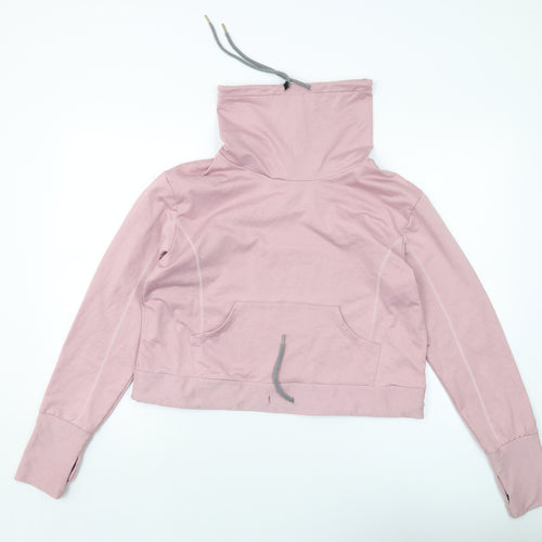 Savannah Miller Womens Pink Polyester Pullover Sweatshirt Size L Pullover