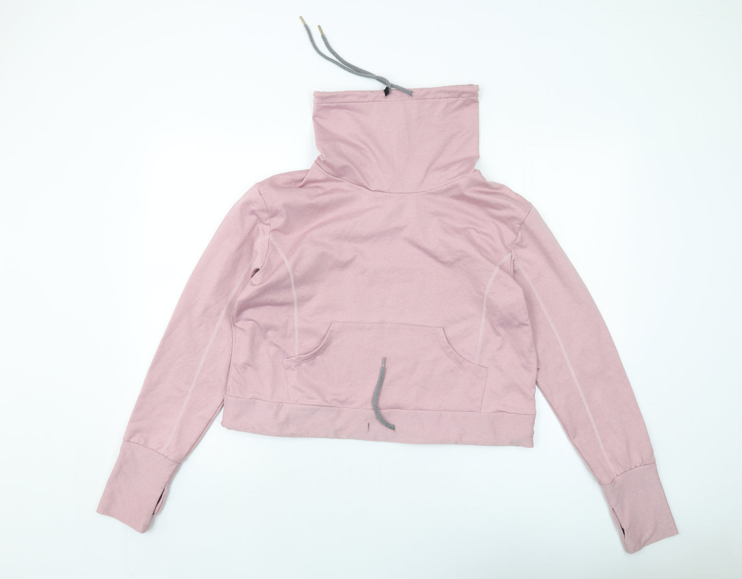 Savannah Miller Womens Pink Polyester Pullover Sweatshirt Size L Pullover