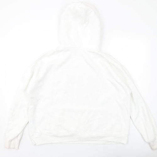 Playboy Womens White Polyester Pullover Hoodie Size 10 Pullover