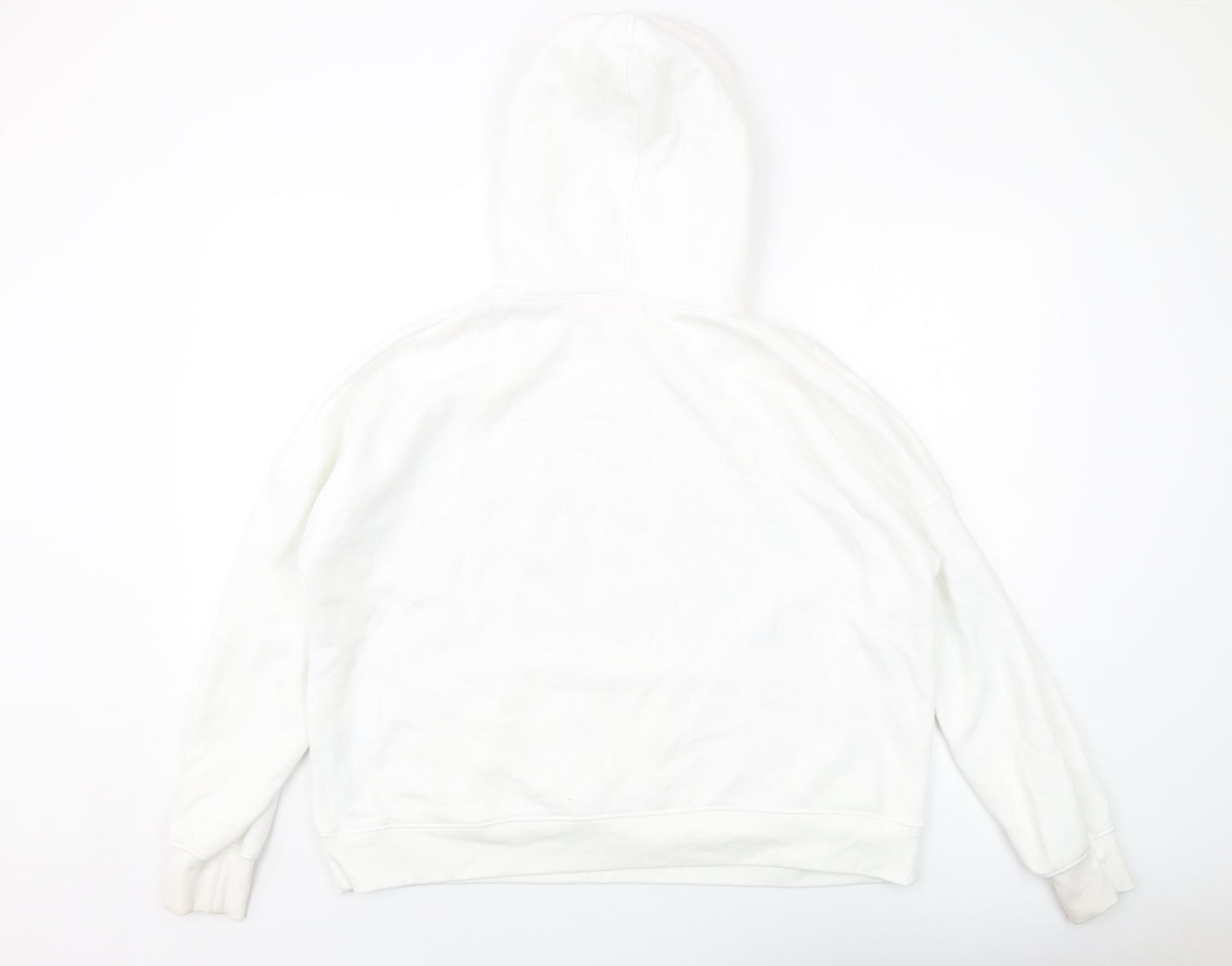 Playboy Womens White Polyester Pullover Hoodie Size 10 Pullover