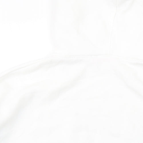 Playboy Womens White Polyester Pullover Hoodie Size 10 Pullover