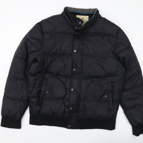 Southern California Mens Black Puffer Jacket Jacket Size XL Zip