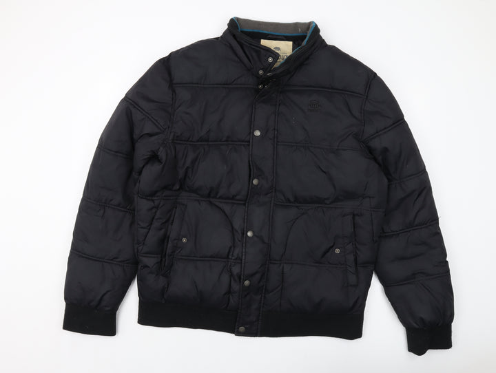 Southern California Mens Black Puffer Jacket Jacket Size XL Zip