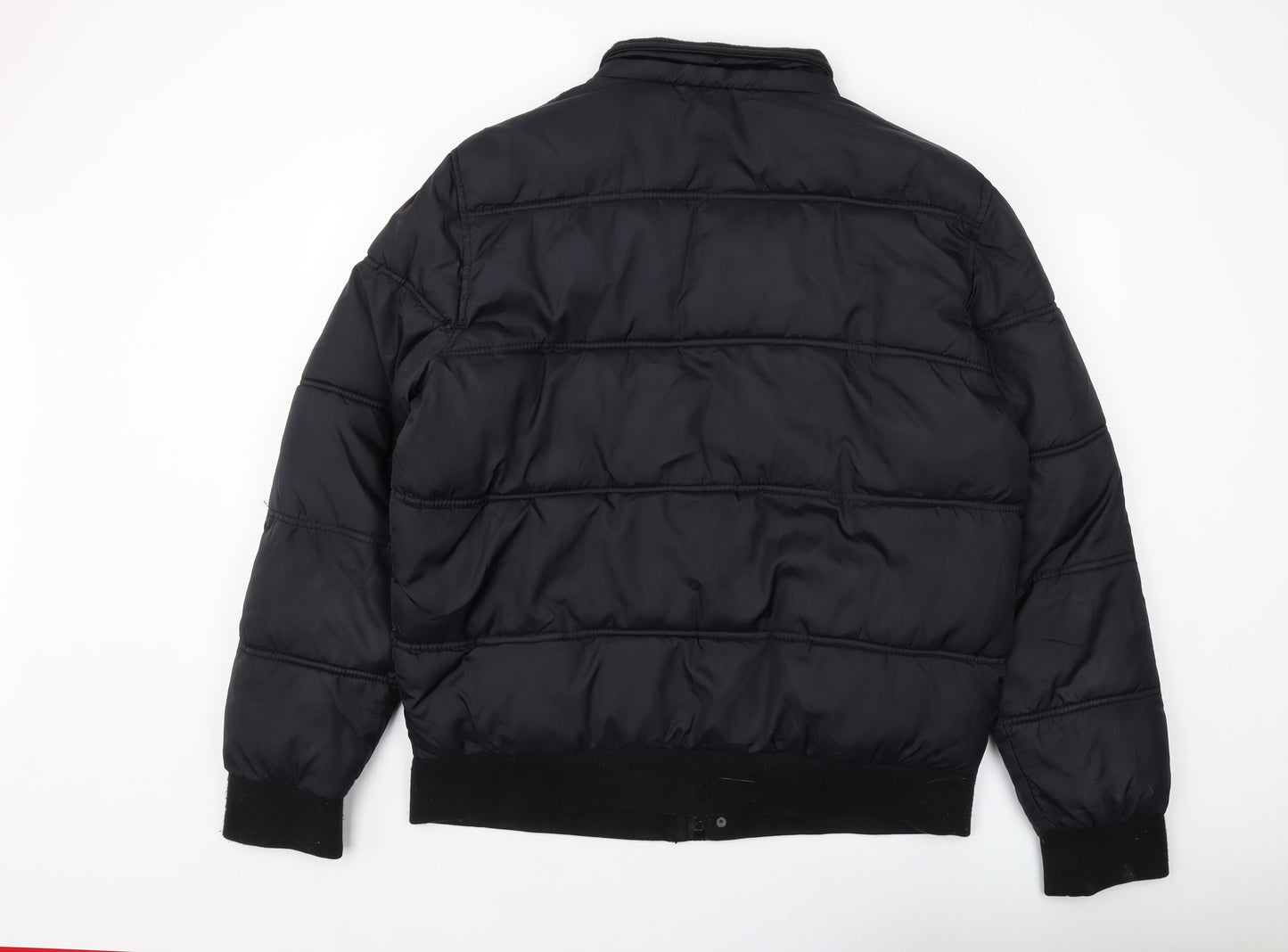 Southern California Mens Black Puffer Jacket Jacket Size XL Zip
