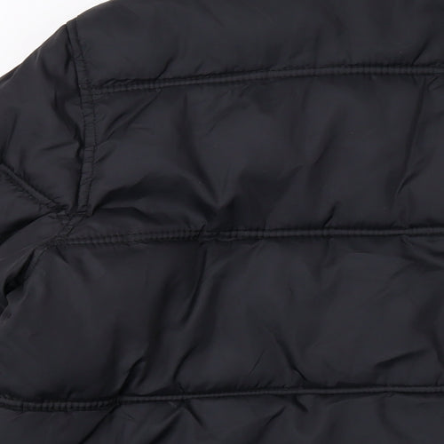 Southern California Mens Black Puffer Jacket Jacket Size XL Zip