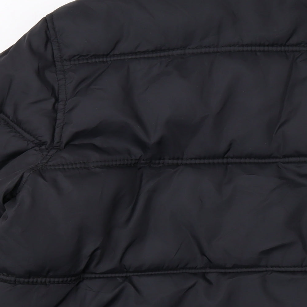 Southern California Mens Black Puffer Jacket Jacket Size XL Zip