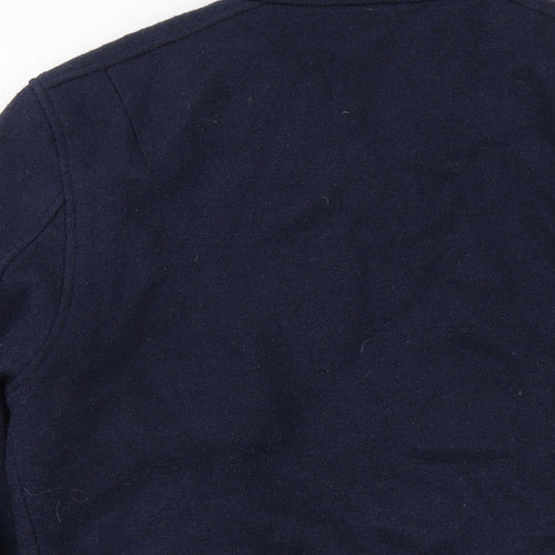 Maison Cinqcent Mens Blue Bomber Jacket Jacket Size S Zip