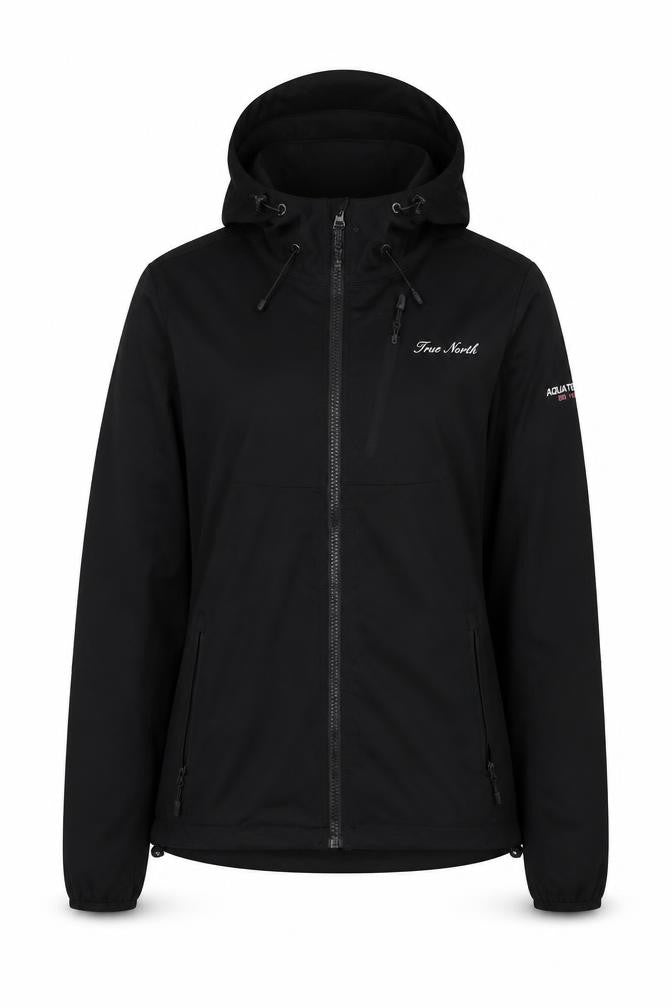 Front view of True North women’s beige jacket, size XS, zip