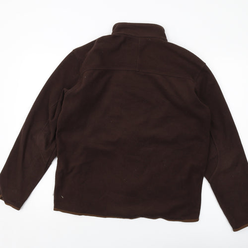 Quechua Mens Brown Jacket Size L Zip