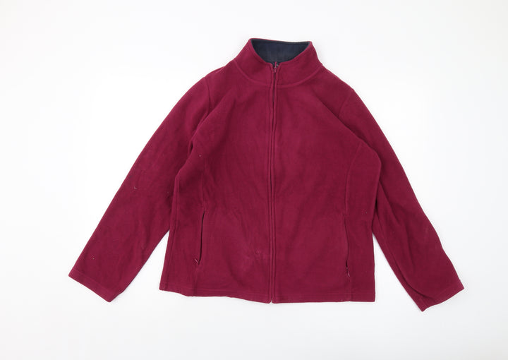 EWM Womens Purple Jacket Size 14 Zip