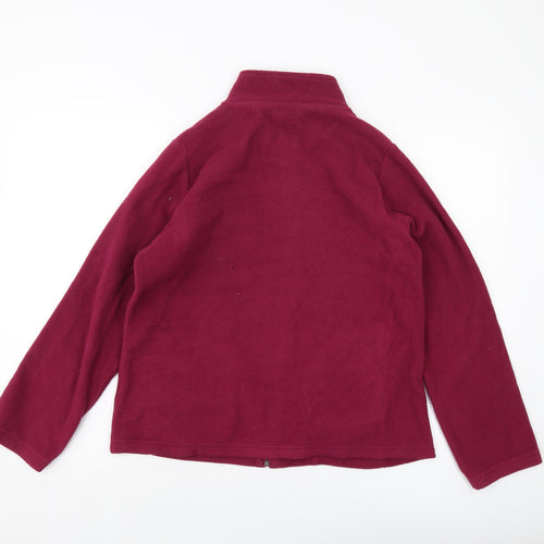 EWM Womens Purple Jacket Size 14 Zip