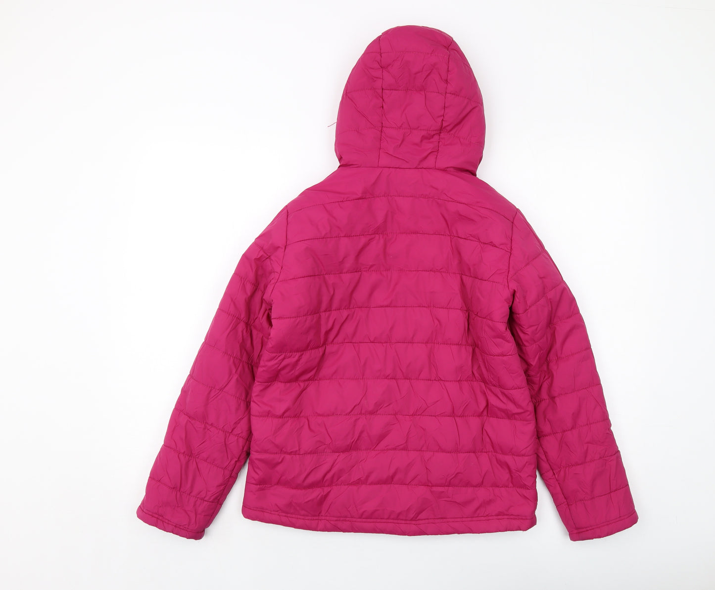 Freedom Trail Girls Pink Puffer Jacket Jacket Size 11-12 Years Zip