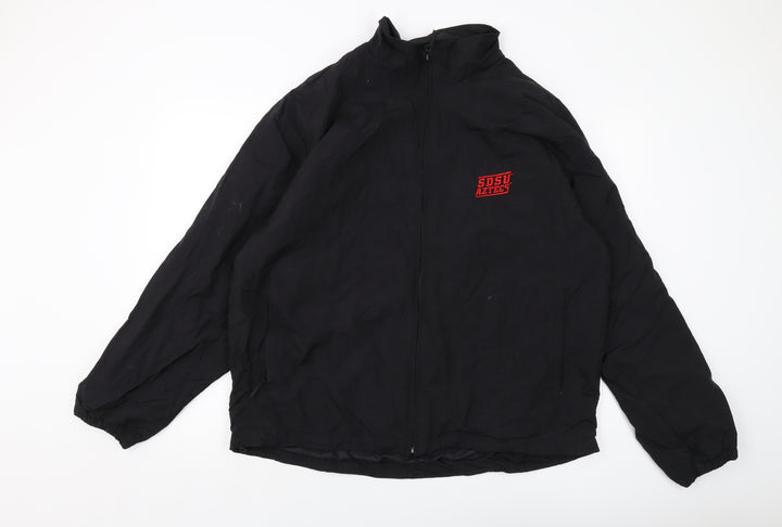 Garment Company Mens Black Jacket Size L Zip