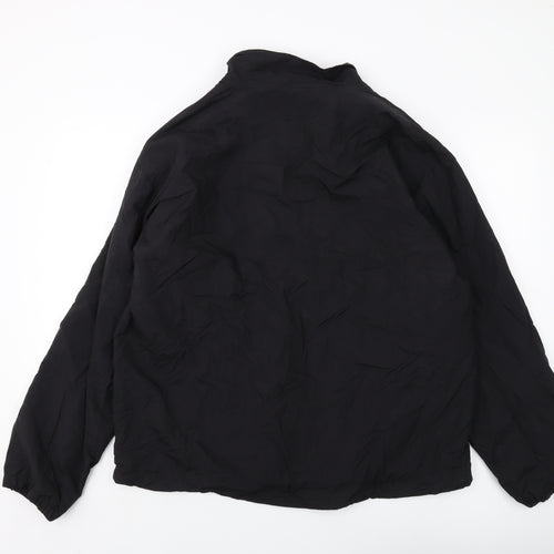 Garment Company Mens Black Jacket Size L Zip