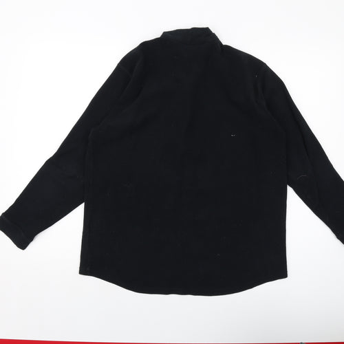Rohan Womens Black Polyester Pullover Sweatshirt Size L Zip